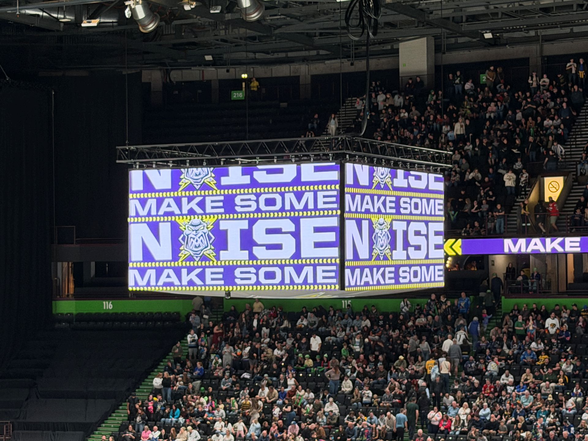 AO Arena Jumbotron Live Action